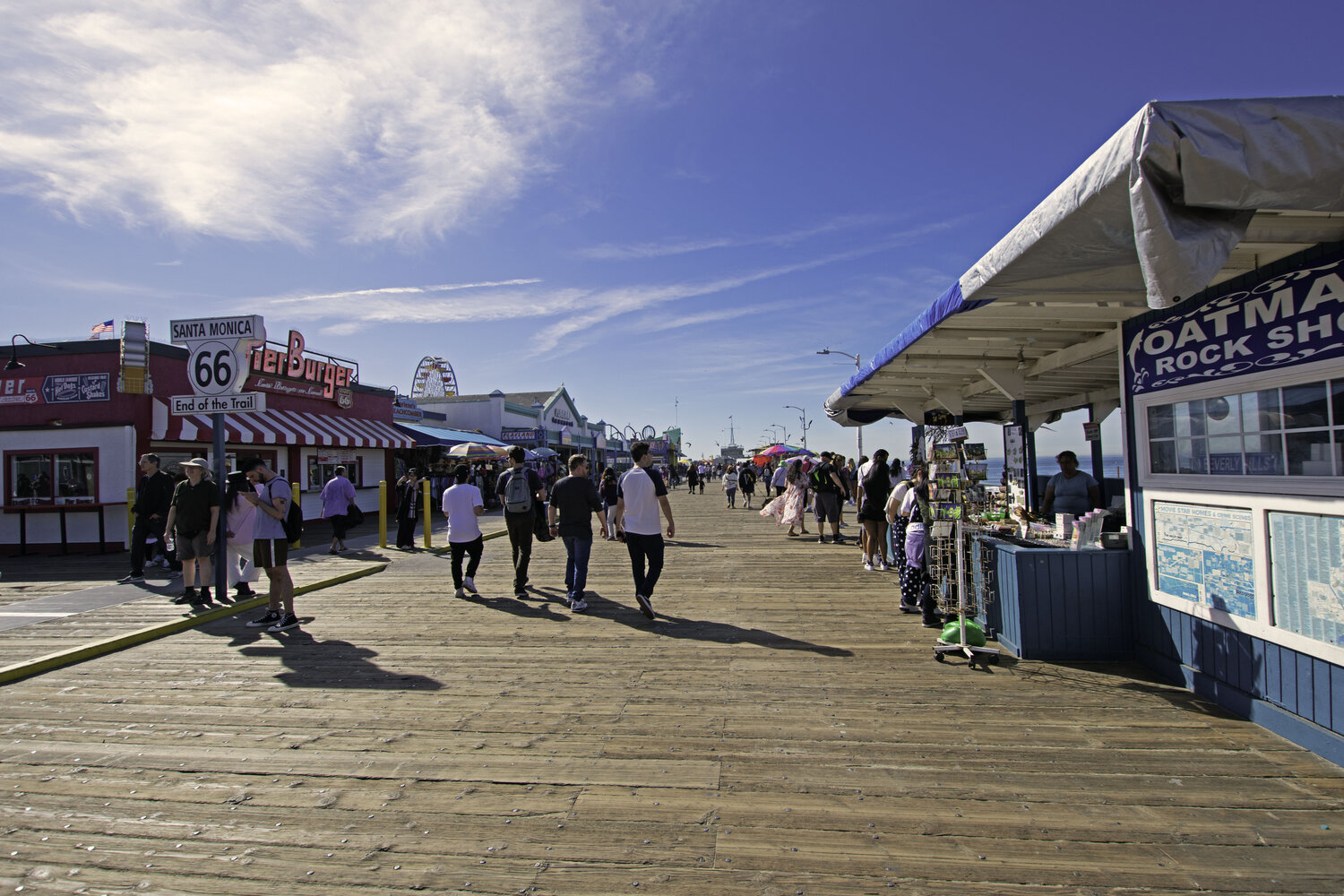 boardwalk with carousel